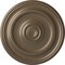 Ekena Millwork Kepler Traditional Ceiling Medallion (For Canopies up to 5 1/4"), 23 5/8"OD x 1 3/4"P, Warm Silver CM24KPWSS - alternate 1